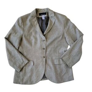 Jones NewYork wool silk blend blazer